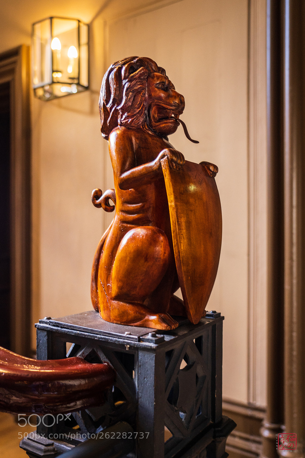 Sony a7 III sample photo. Lews castle stair finial photography