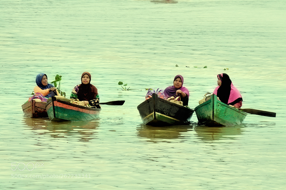 Nikon D90 sample photo. Pedal boat together photography