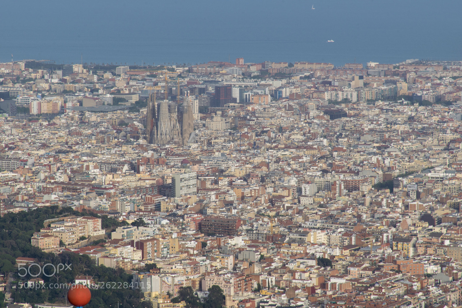 Nikon D5300 sample photo. Sagrada familia birdseyeview photography
