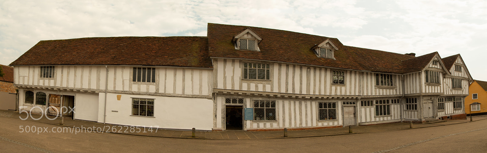 Canon EOS 70D sample photo. Lavenham guildhall panorama photography