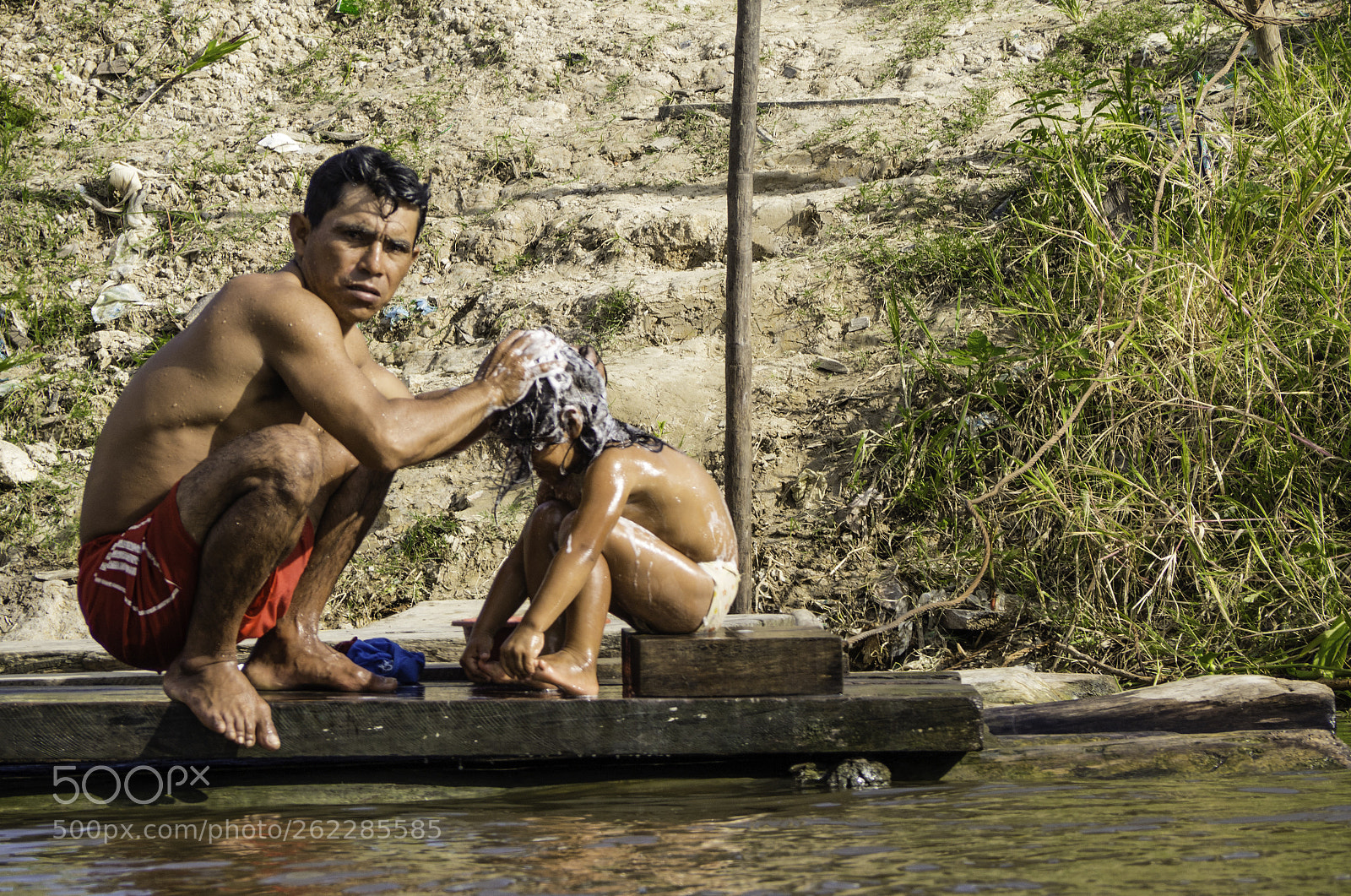 Olympus OM-D E-M10 sample photo. Peruvian villages bathing in photography