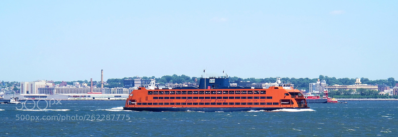 Canon PowerShot G12 sample photo. Si ferry passes brooklyn photography