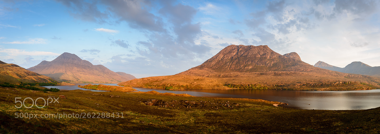 Nikon D610 sample photo. Assynt hills, loch lurgainn photography