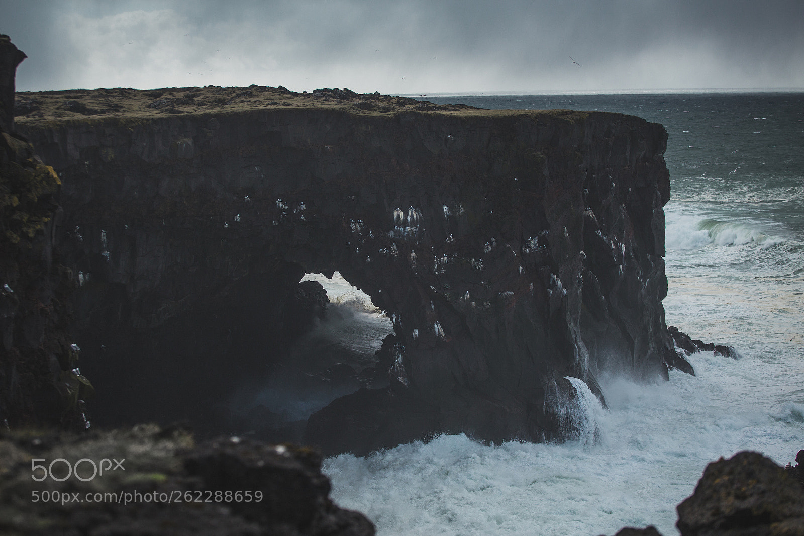 Canon EOS 6D sample photo. Natural arch on snaefellsnes photography