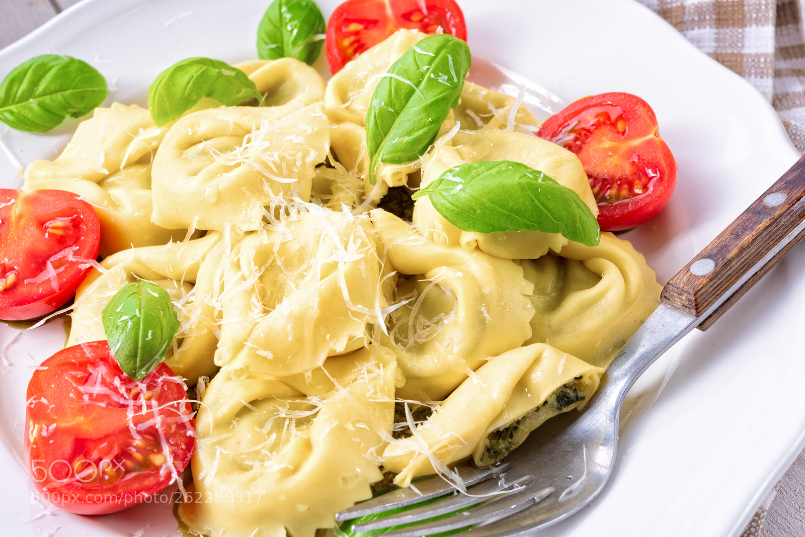 Nikon D810 sample photo. Ravioli with spinach filling photography