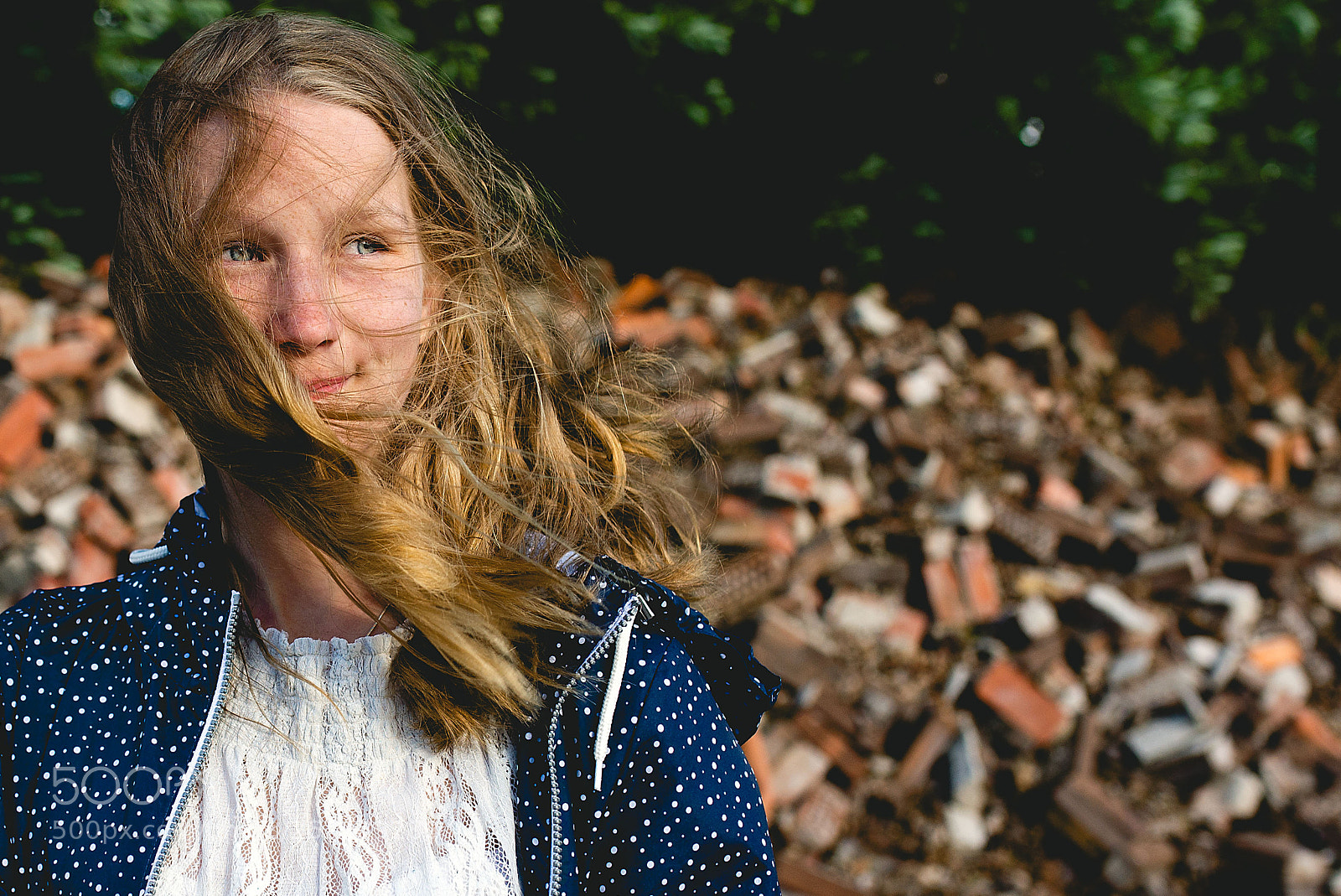 Nikon D610 sample photo. Wind in her hair photography