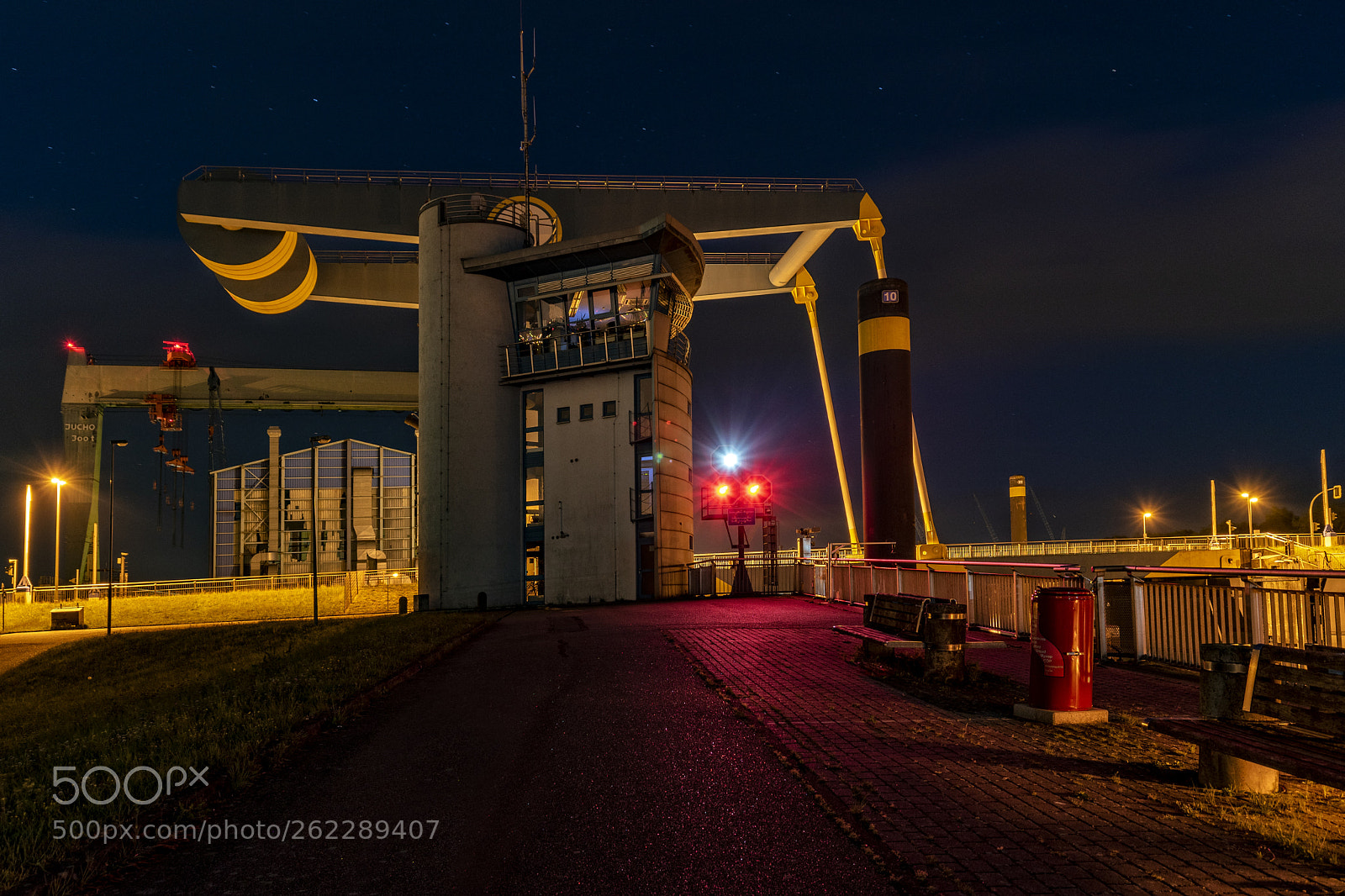 Nikon D5500 sample photo. River flood barrier photography