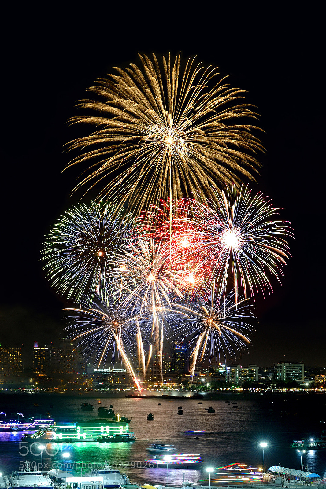 Nikon Df sample photo. Pattaya international fireworks photography