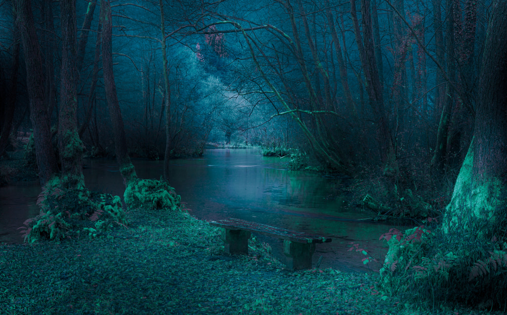River Bench, автор — Mevludin Sejmenovic на 500px.com