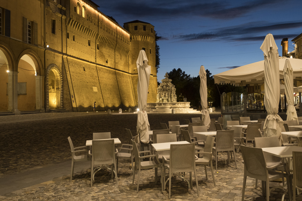 Cesena (Italy): the castle at evening by Claudio G. Colombo on 500px.com