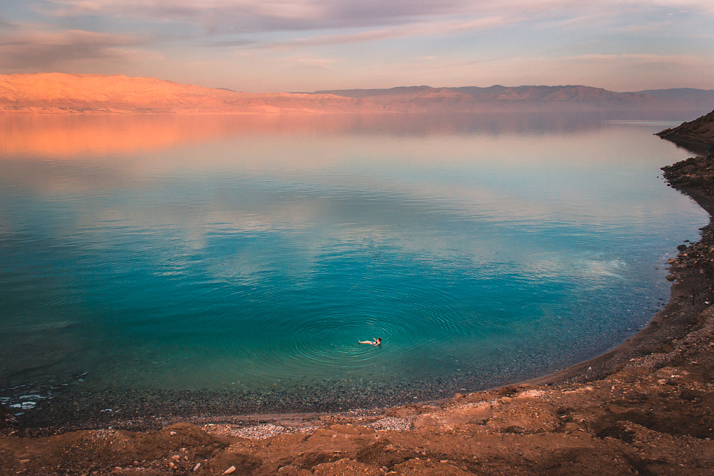 Floating in the Dead Sea by Aline Fortuna on 500px.com