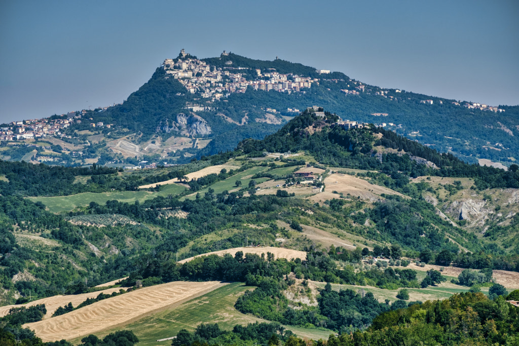 Landscape in Romagna at summer from Sogliano al Rubicone by Claudio G. Colombo on 500px.com