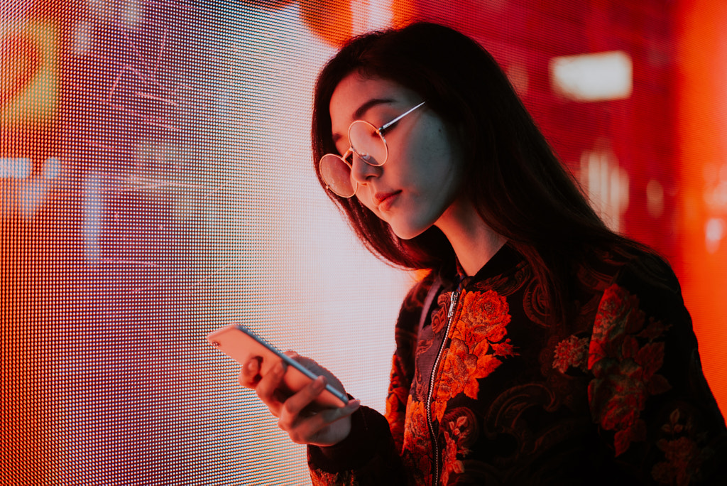 Beautiful asian japanese girl street portraits by Cristian Negroni on 500px.com