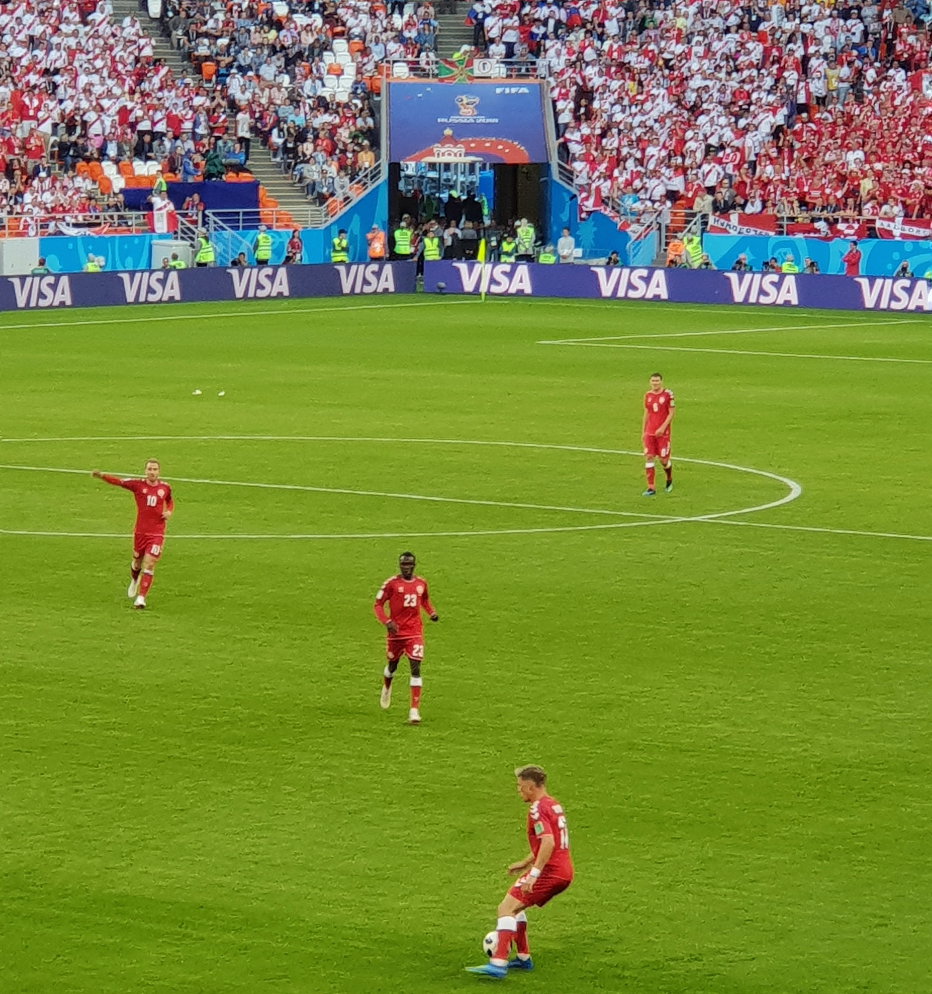 Peru-Denmark FIFA 2018 match in Saransk