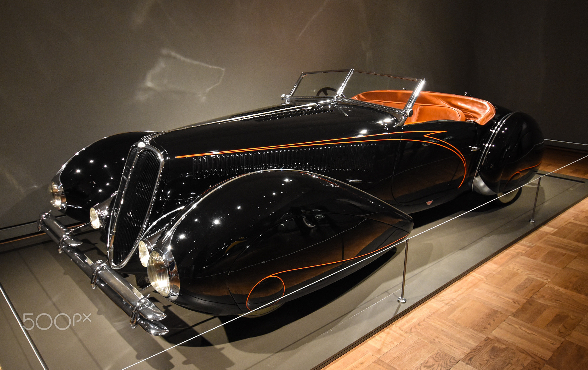 1938 Delahaye 135M Roadster, side view