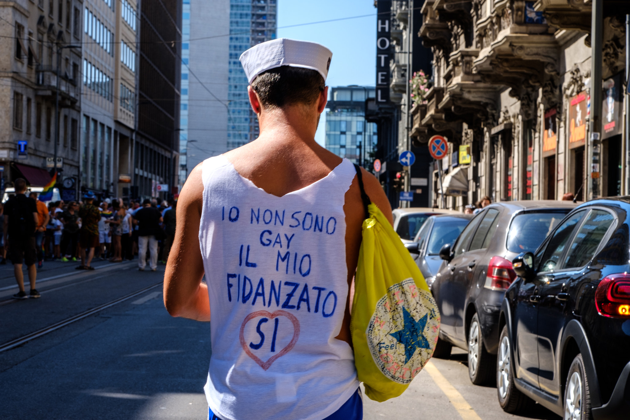 Milano Pride 2018, manifestation of gay, lesbians, asexuals, bisexuals, intersexual and queer...