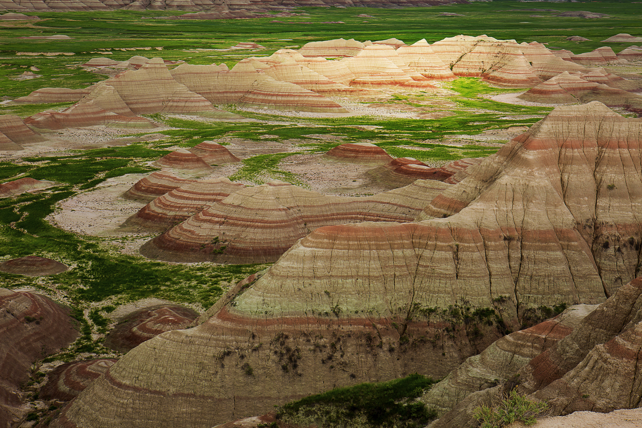 South Dakoda, Badlands National Parkig Badlands Overlook,