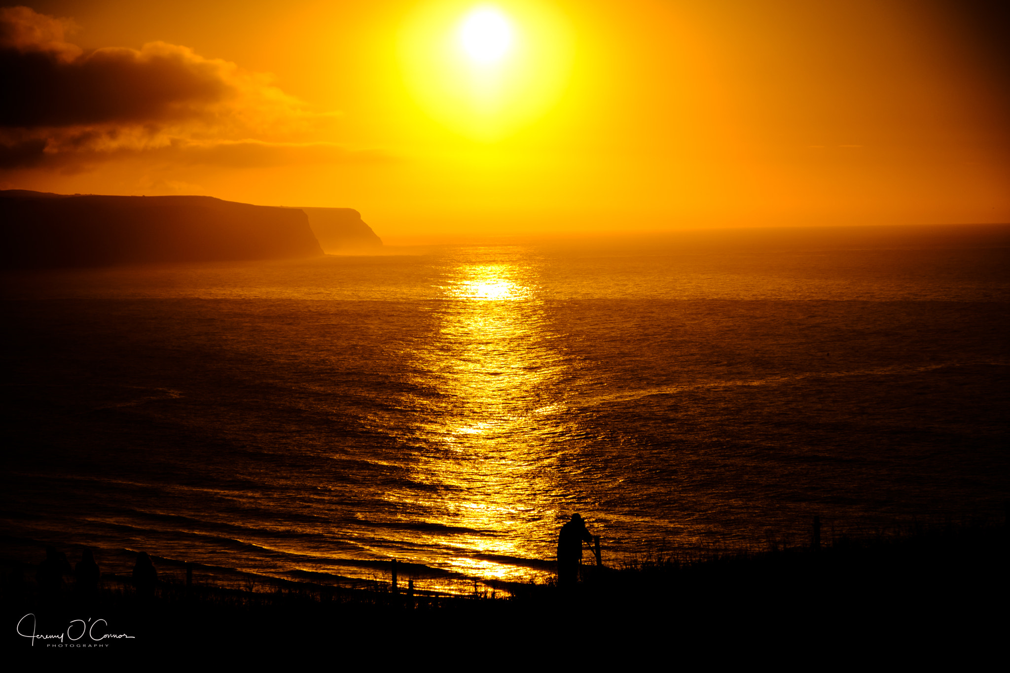 Whitby St Hildas' Sunset