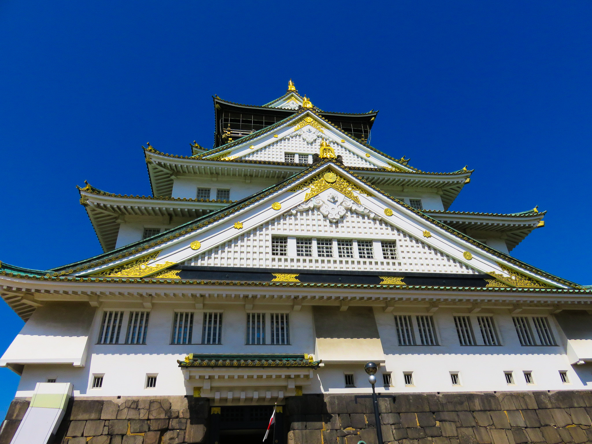 a japanese temple in a park