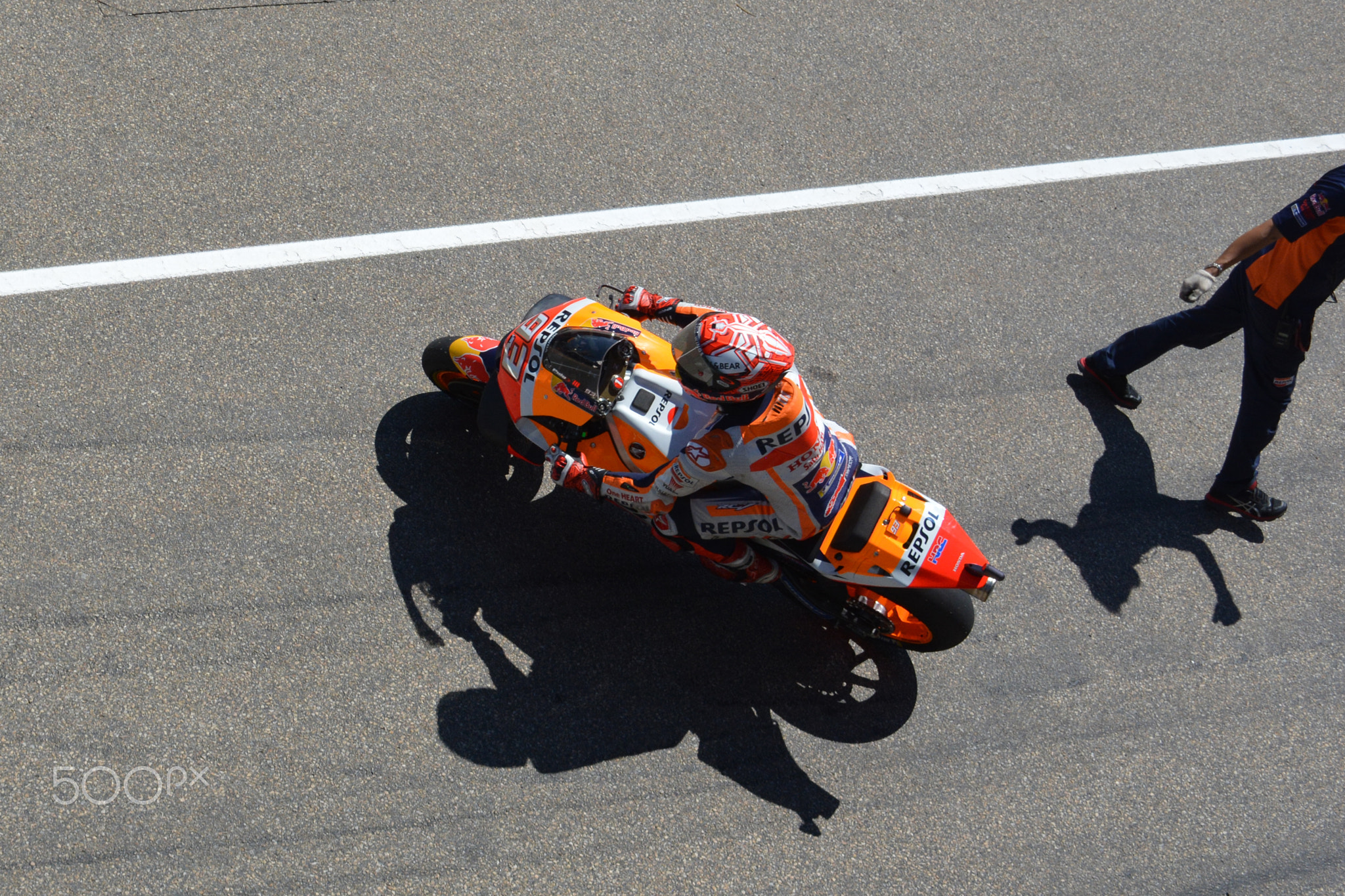 Sachsenring Marc Marquez starts for qualification