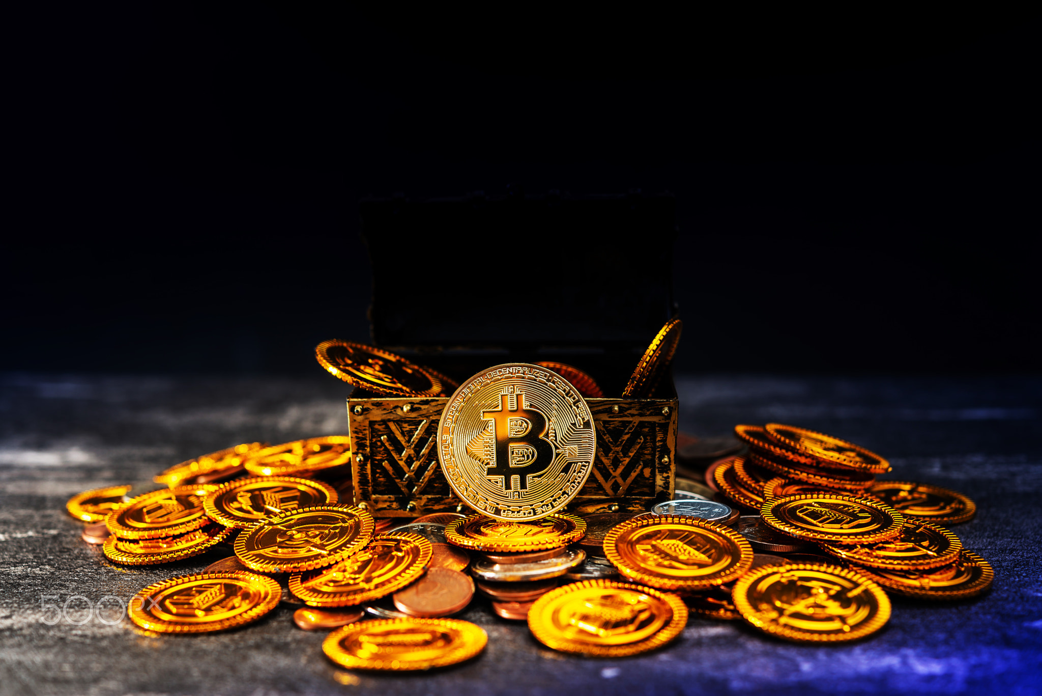 Crypto currency was found in the treasure box