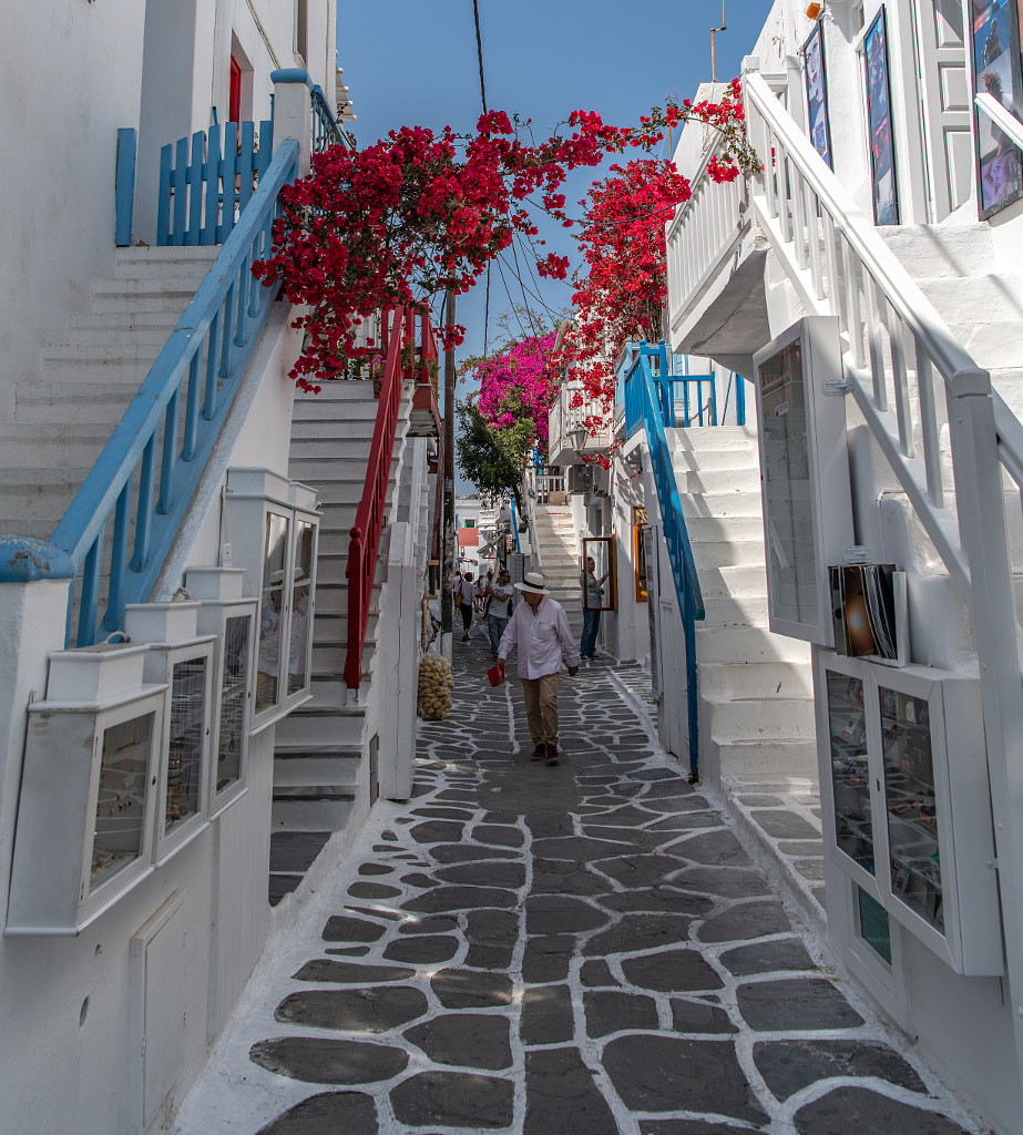 Hora Mykonos Streets by Matt MacDonald on 500px.com