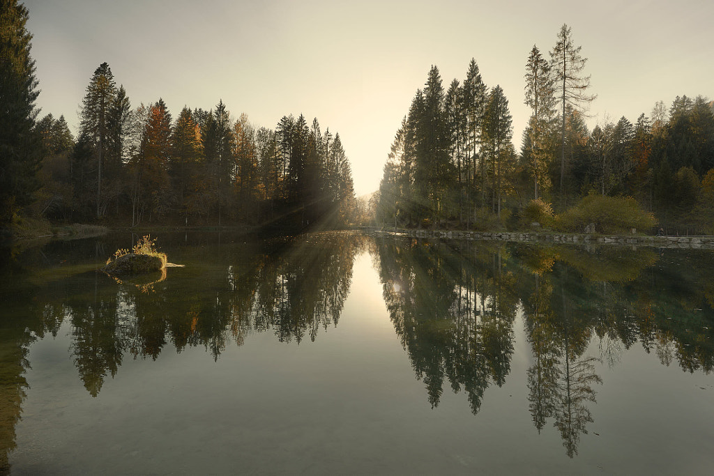 Welsperg lake I, автор — adelino rossi на 500px.com