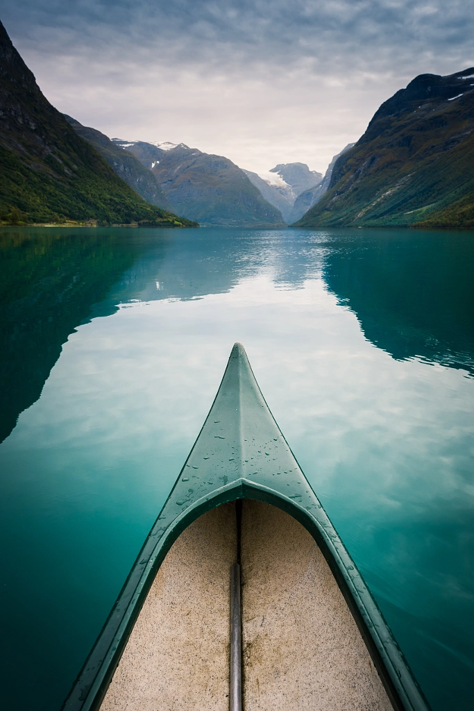 Floating on Lovatnet by Arnas Goldberg on 500px.com