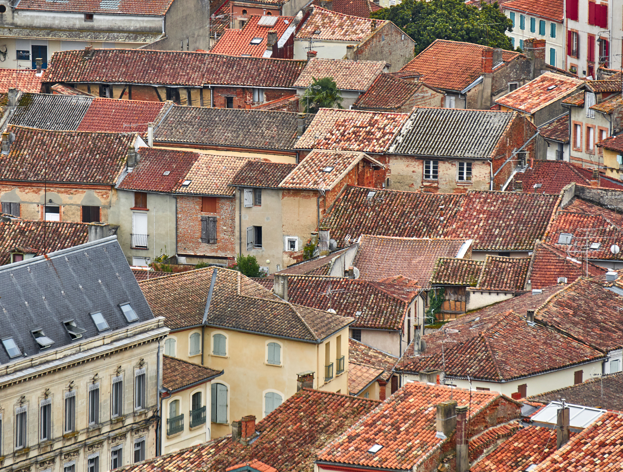 The roofs of Moissac