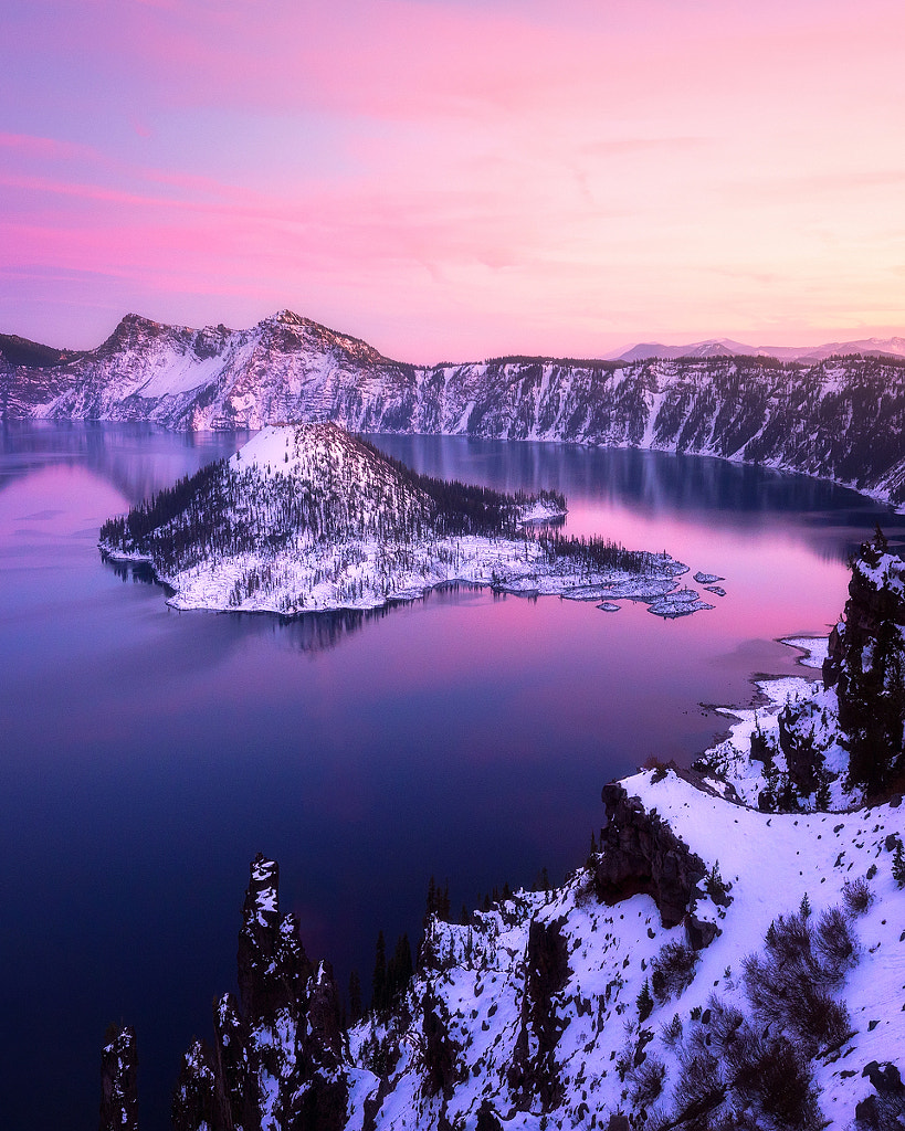 Soft Light at Crater Lake by Daniel Fleischhacker on 500px.com