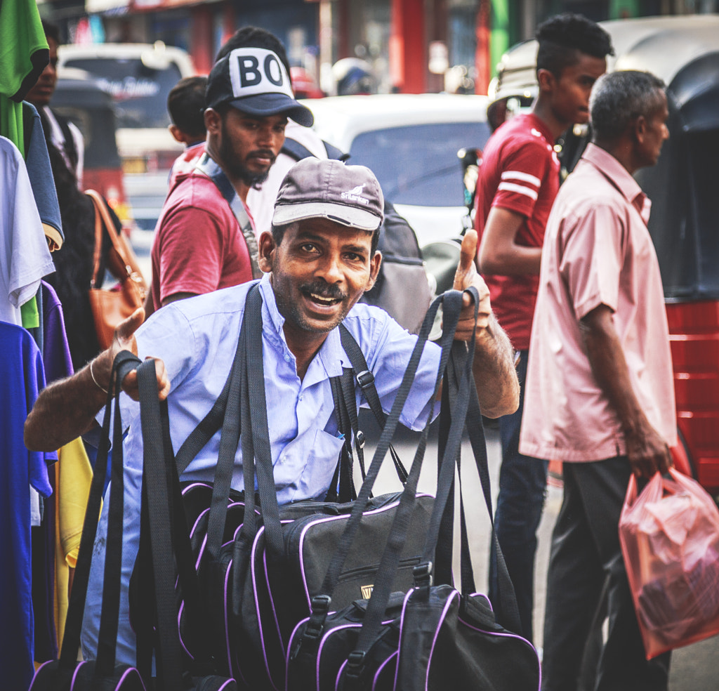 Bag Vendor, Maharagama, Sri Lanka by Son of the Morning Light on 500px.com