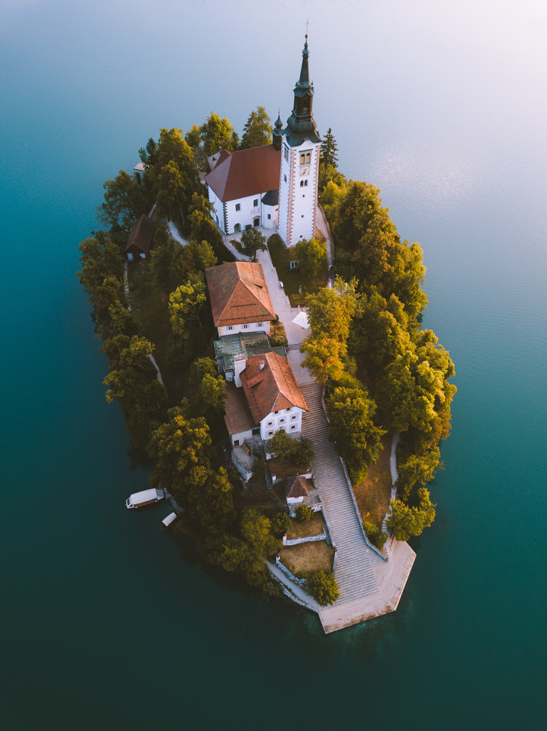 Bled from above. by Johannes Hulsch on 500px.com