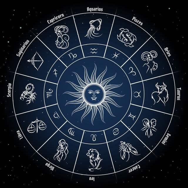 depositphotos stock illustration zodiac circle with horoscope signs