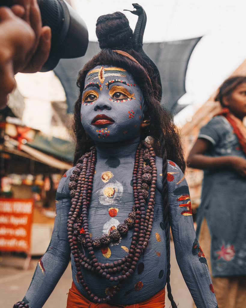 Portrait in Pushkar INDIA in the camel festival by Younes MCHICHE on 500px.com