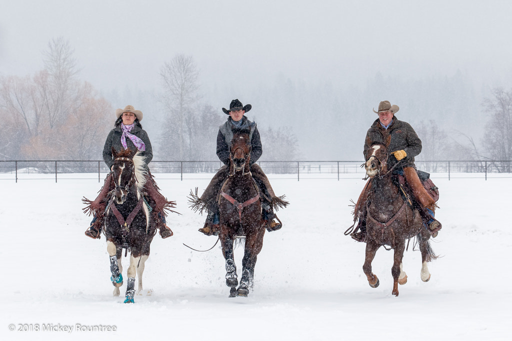 Riders in snow 1 by Mickey Rountree on 500px.com