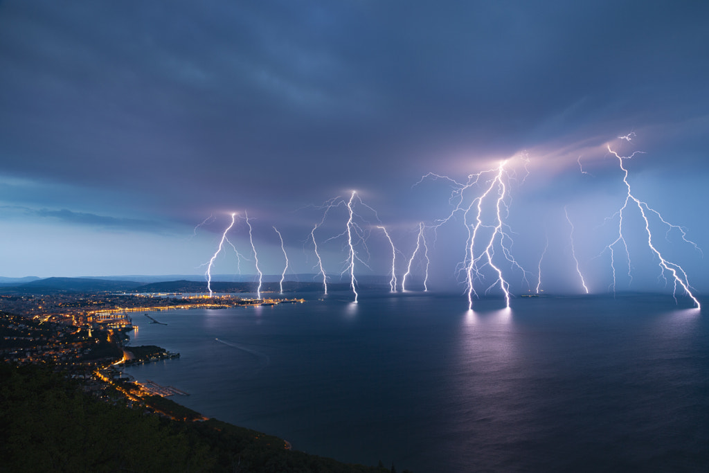 Trieste Lightning by Jure Batagelj on 500px.com