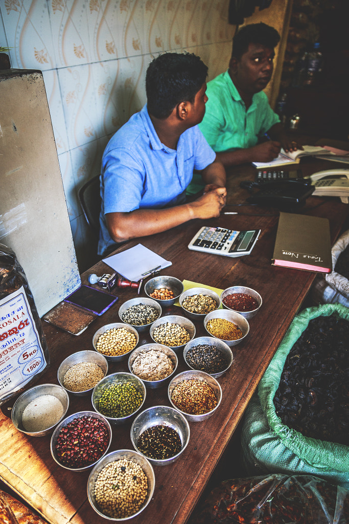Product Samples at a Grain Wholesaler, Pettah by Son of the Morning Light on 500px.com