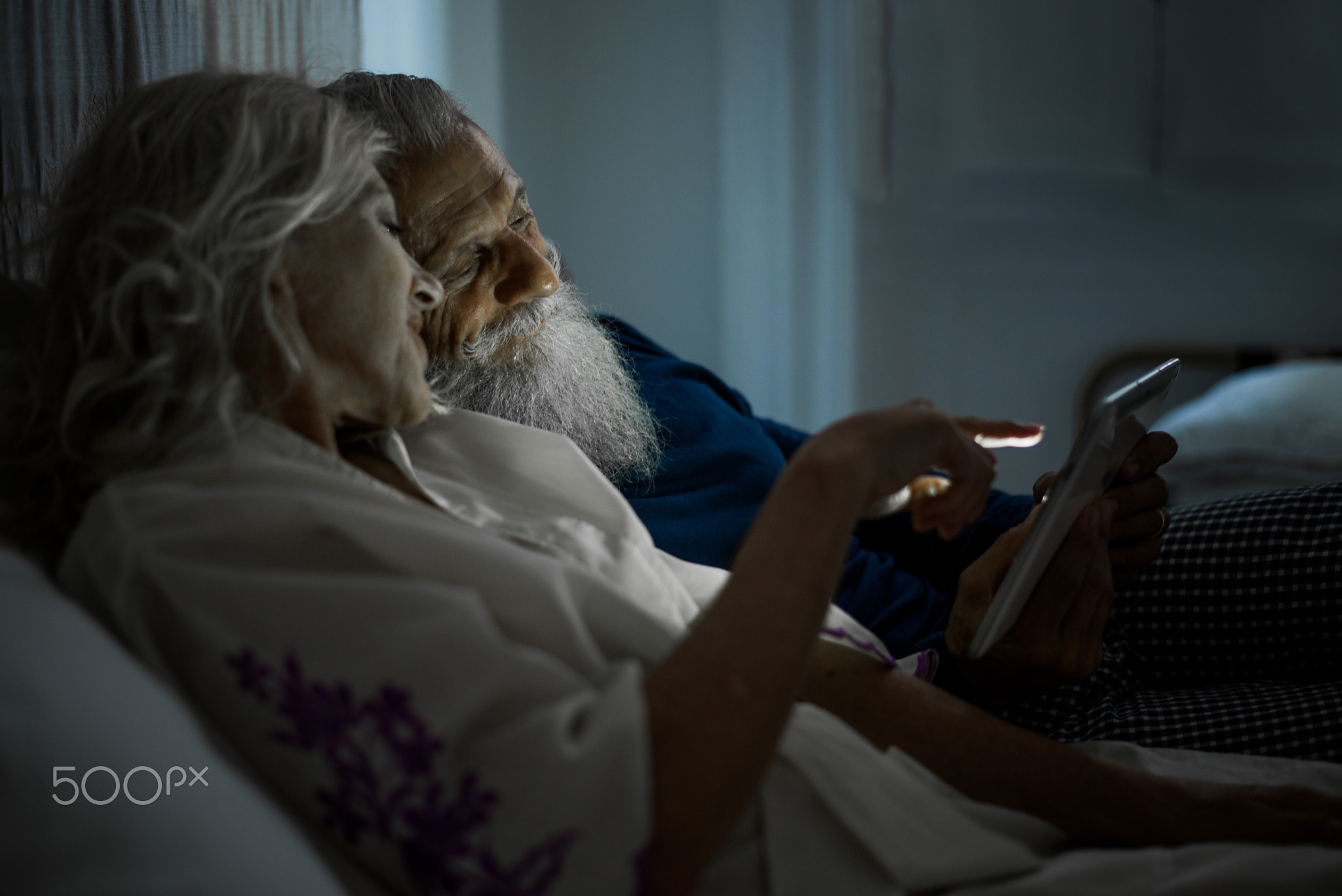 Senior couple lifestyle moments at home