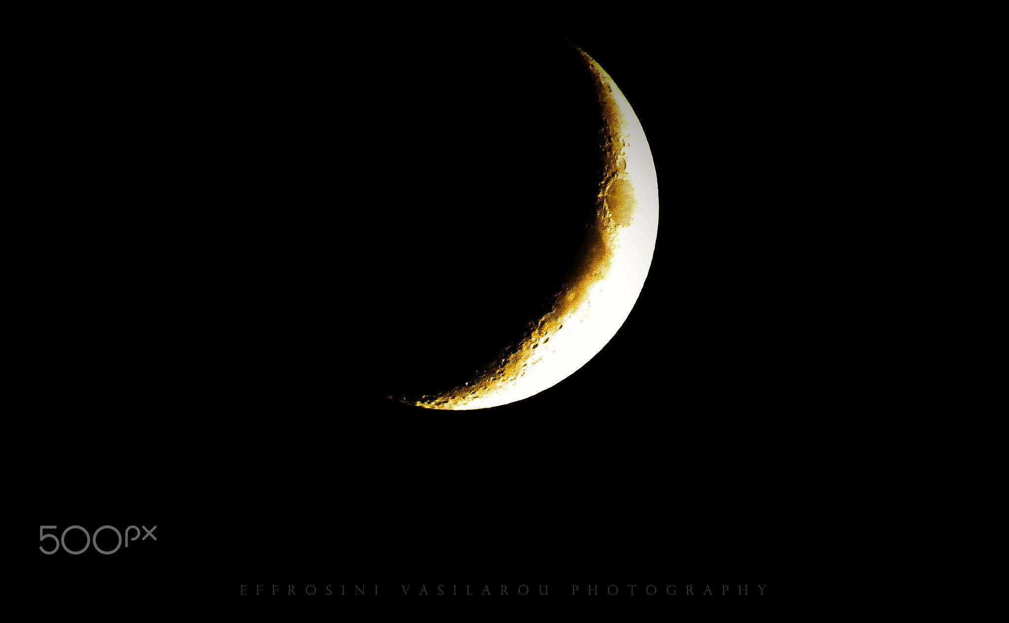 Crescent moon!