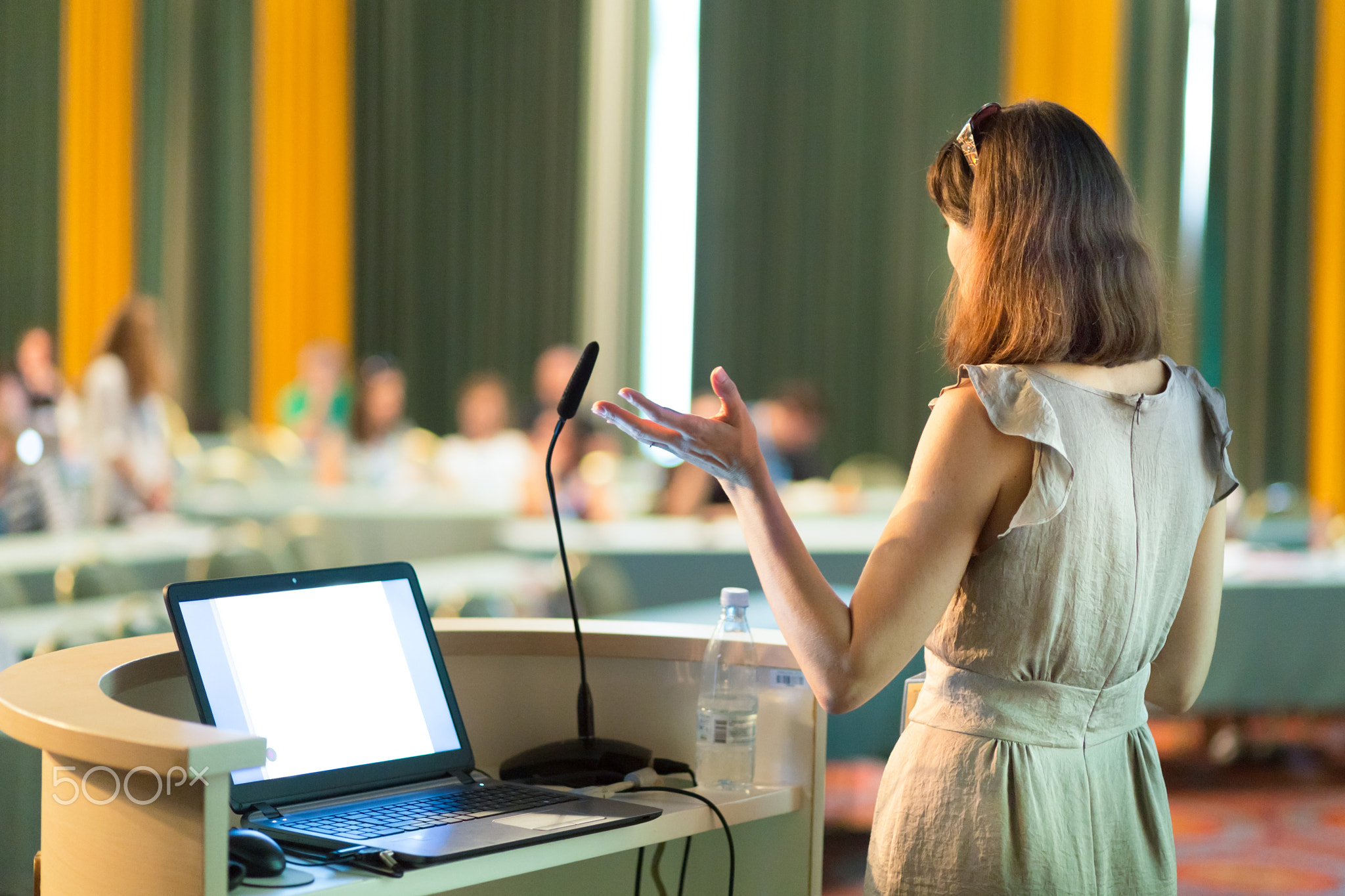 Speaker at Business Conference and Presentation.