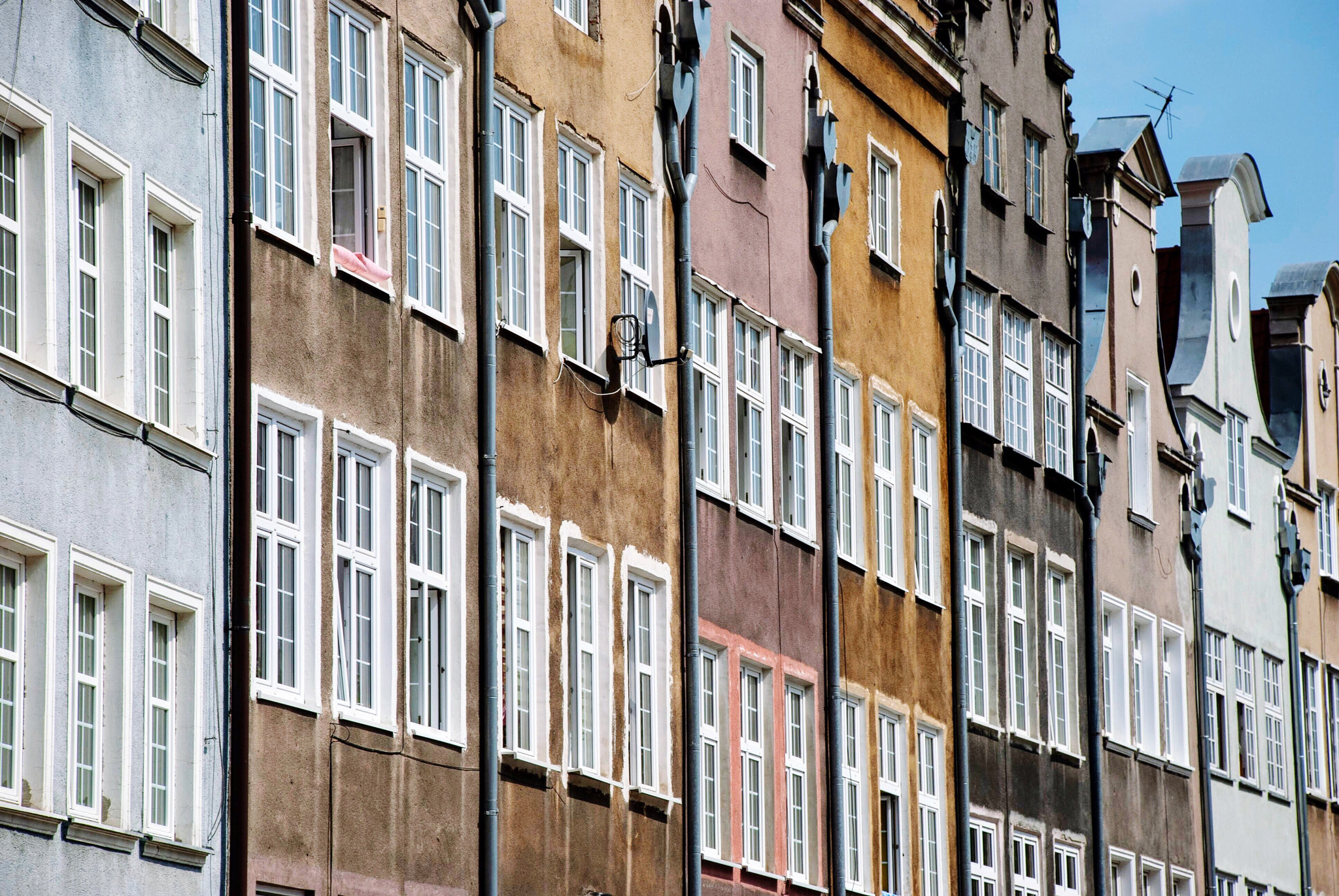 Gdańsk - houses in a row