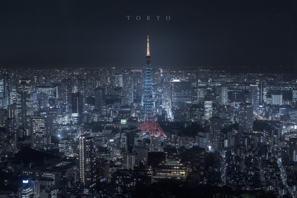 Tokyo Tower, автор — Kiyoshi Iida на 500px.com