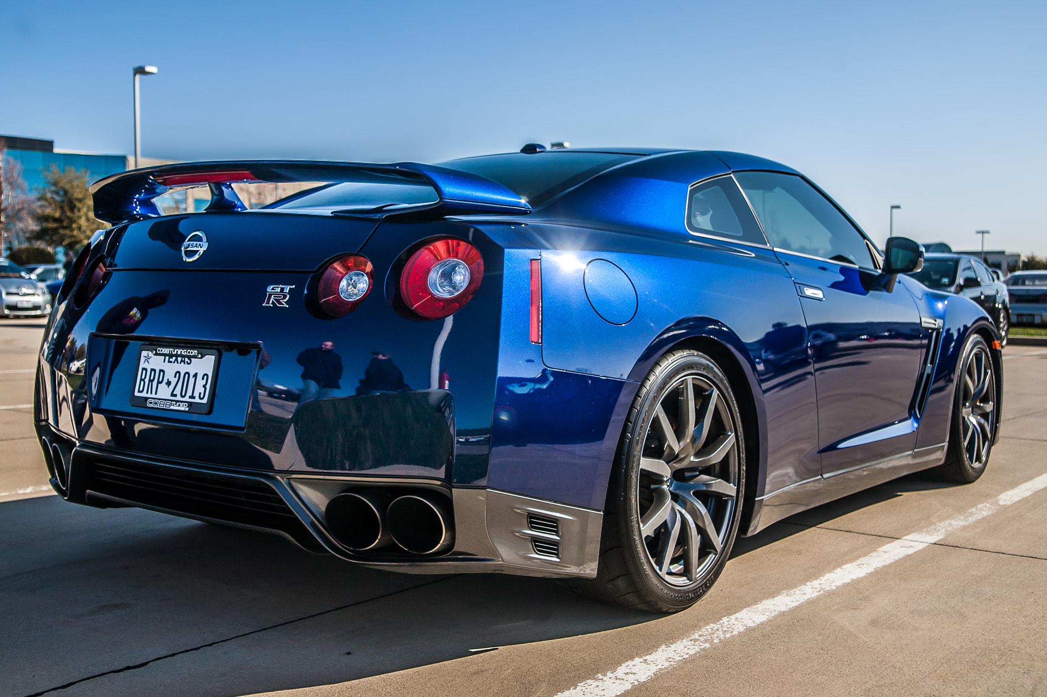 Blue Nissan R35 GTR at Cars & Coffee Dallas 3/2/2013 by Roy Rivera ...