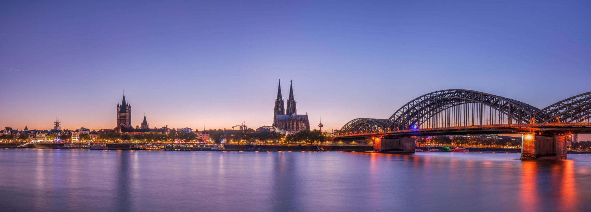 Best view of Cologne Germany