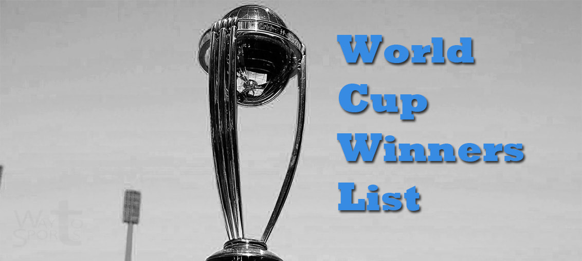 History of World cup winners