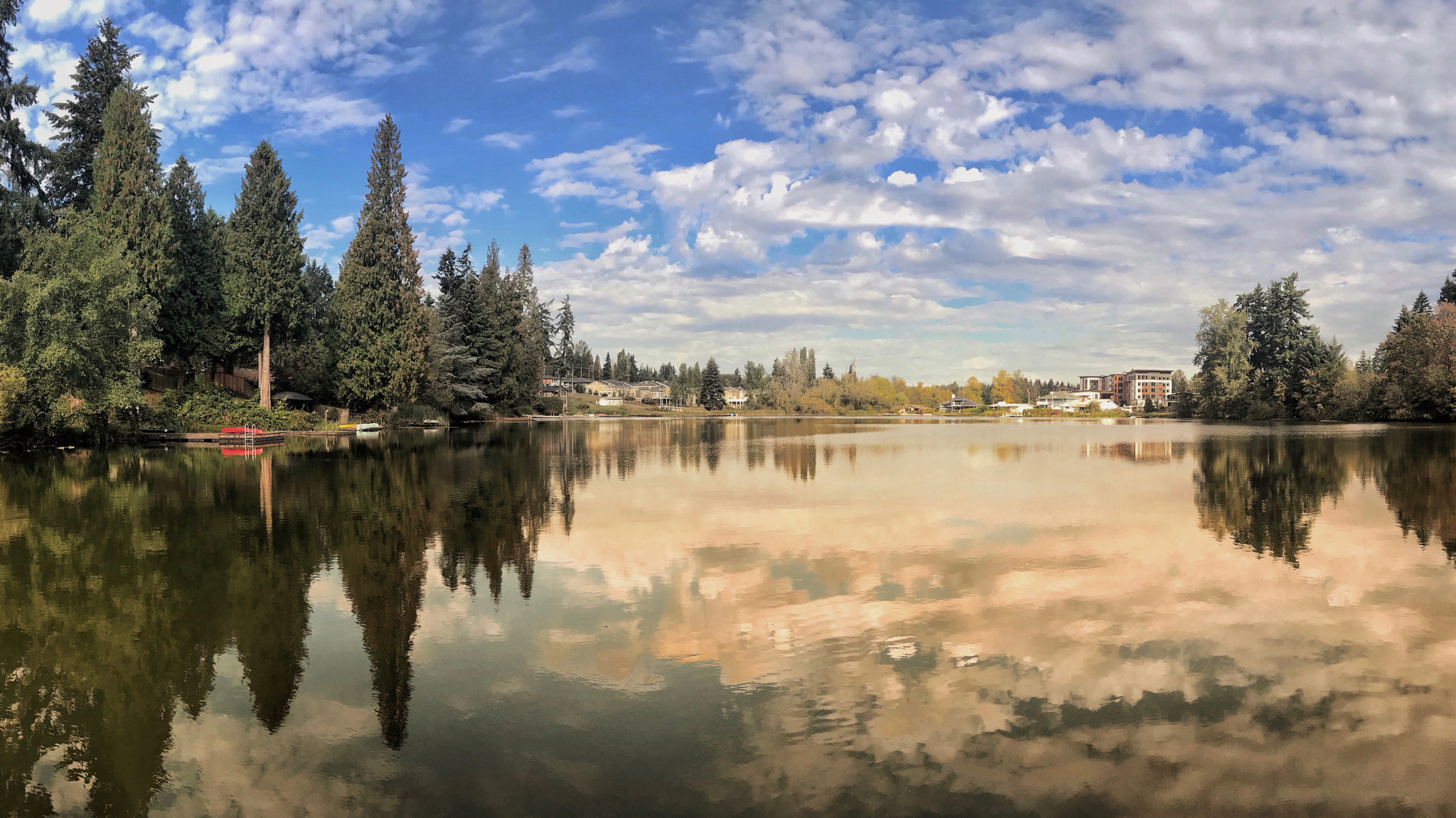 Morning at lake