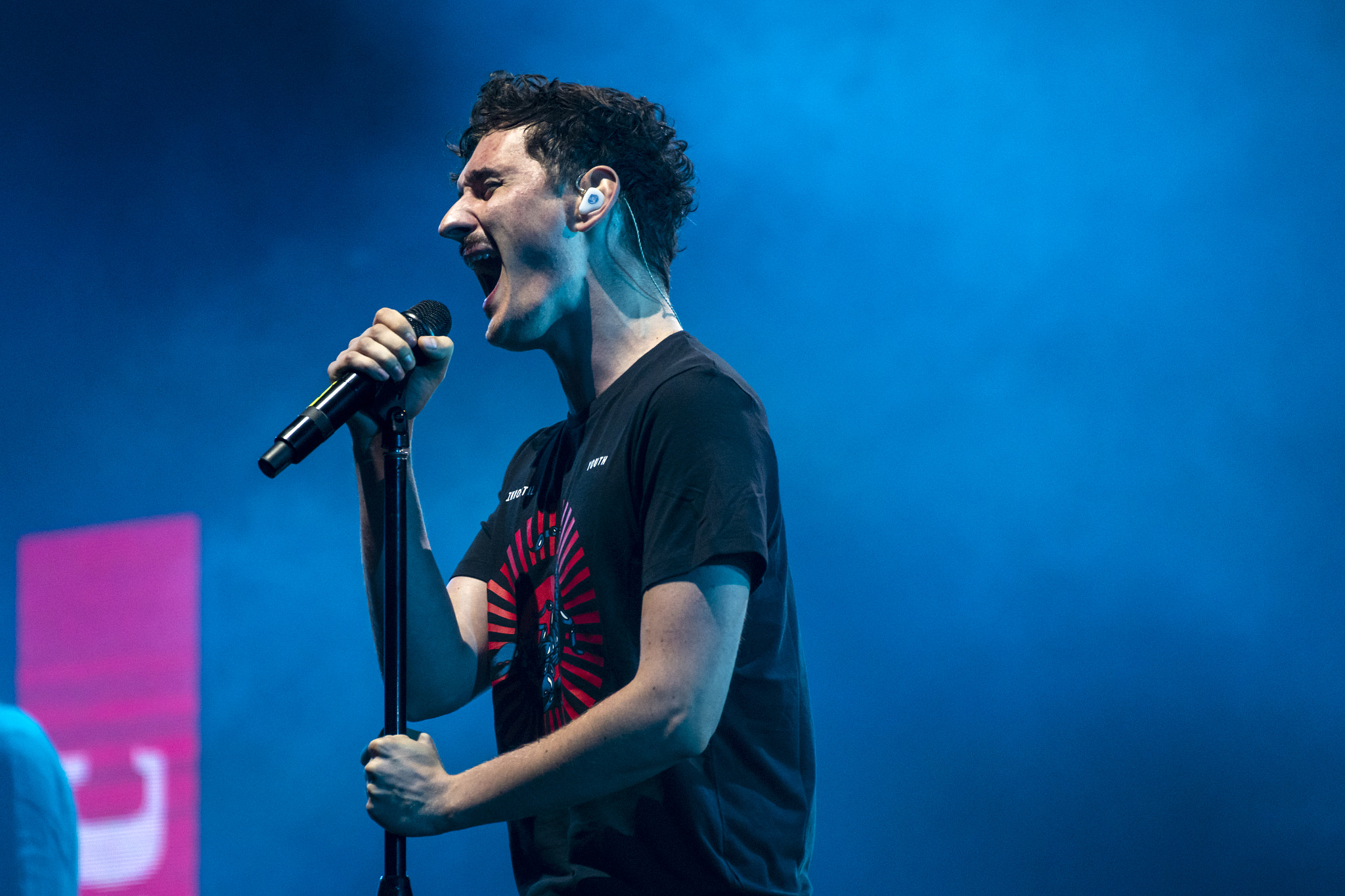 Dawid Podsiadlo during Meskie Granie 2018 concert in Warsaw