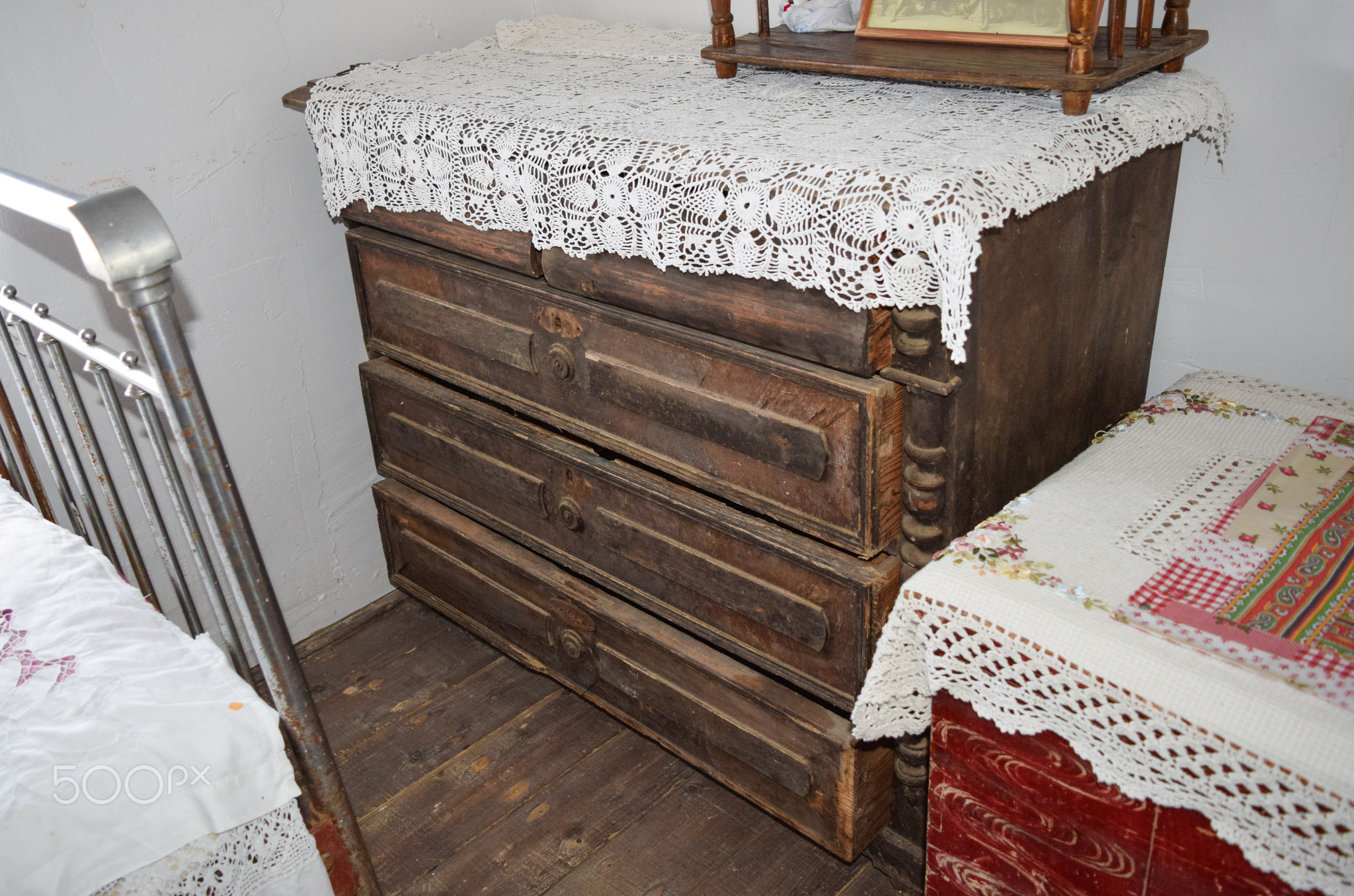 Antique dresser with drawers