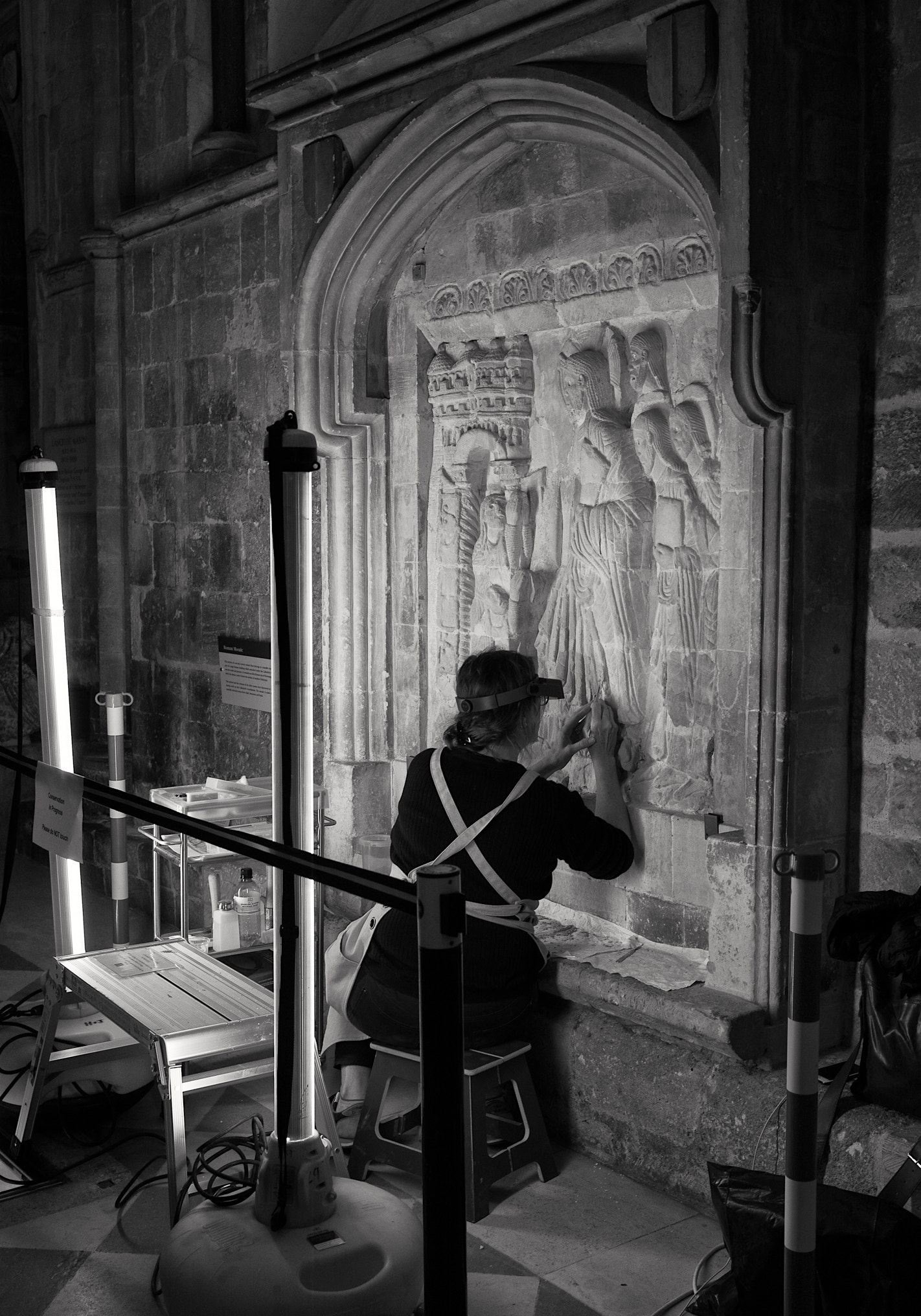 Preservation work at Chichester Cathedral 2018