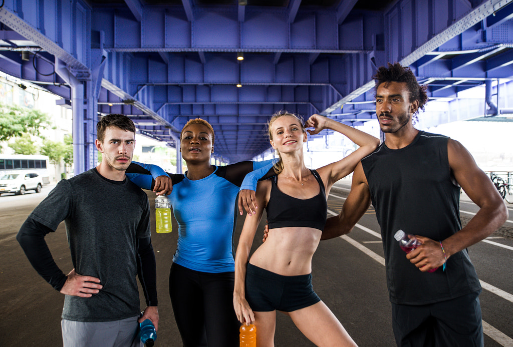 Group of urban runners running on the street in New york city, c by Cristian Negroni on 500px.com